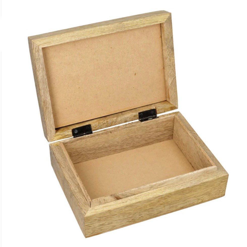 Scatola portagioie e Tarocchi in legno Occhio di Nazar - Sodalite | Scopri su Clorophilla Shop