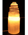 LAMPADA IN SELENITE - Energia luminosa per armonia e benessere | Scopri su Clorophilla Shop