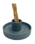 Bruciaincenso Palo Santo in ceramica - Colore blu | Scopri su Clorophilla Shop