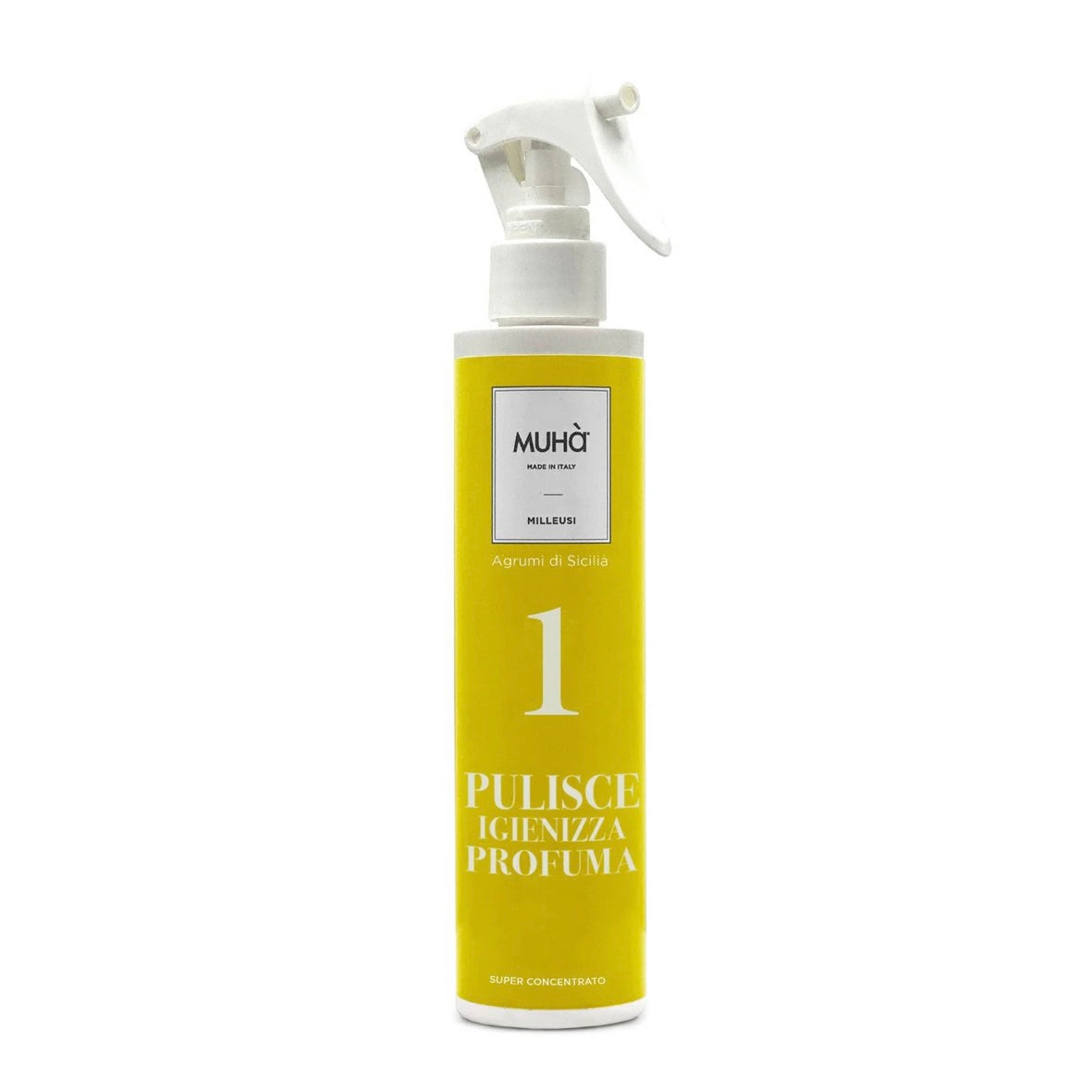 MUHÀ Spray Multiuso Pulisce, Igienizza e Profuma - Agrumi di Sicilia | Scopri su Clorophilla Shop