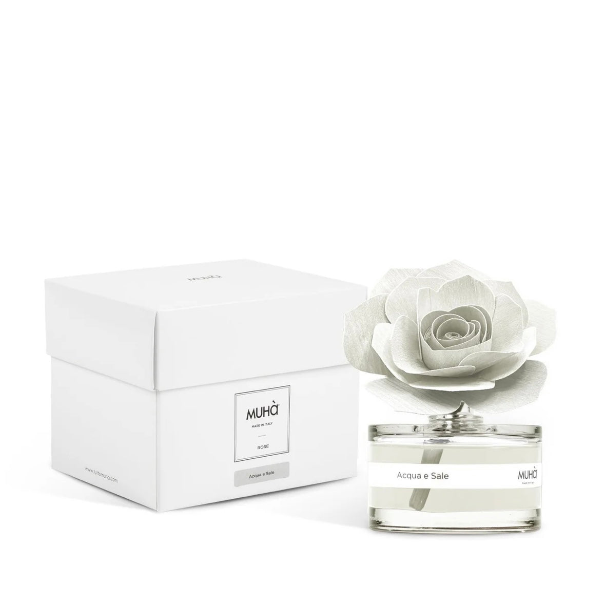MUHÀ Rose Diffuser Profumatore ambiente con rosa - Acqua e Sale | Scopri su Clorophilla Shop