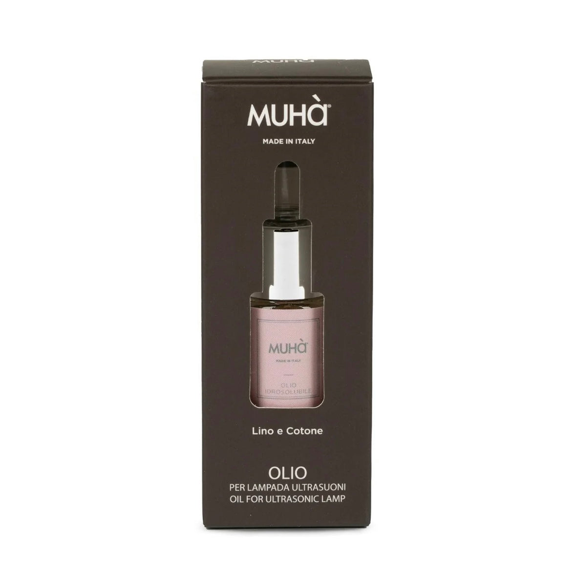 MUHÀ Olio Idrosolubile 15ml - Lino e Cotone | Scopri su Clorophilla Shop