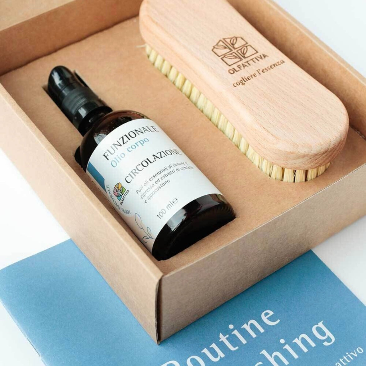 OLFATTIVA KIT DRY BRUSHING CIRCOLAZIONE - Migliora l'aspetto della pelle e riduce gli inestetismi | Scopri su Clorophilla Shop