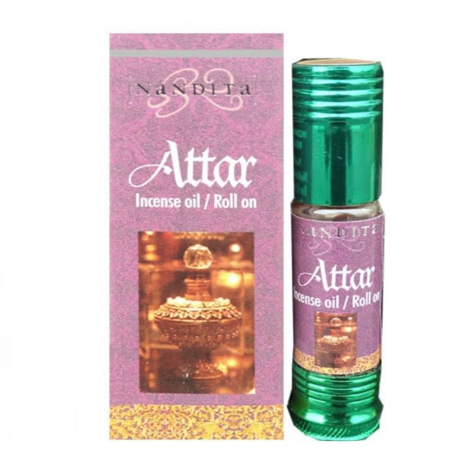 Nandita Attar Profumo incenso in Olio roll-on - Fragranza Attar | Scopri su Clorophilla Shop