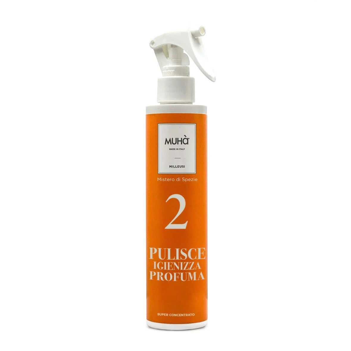 MUHÀ Spray Multiuso Pulisce, Igienizza e Profuma - Mistero di Spezie | Scopri su Clorophilla Shop
