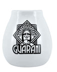 Guarani Mate Calabaza in ceramica - Coppa per Yerba Mate bianca 350ml | Scopri su Clorophilla Shop