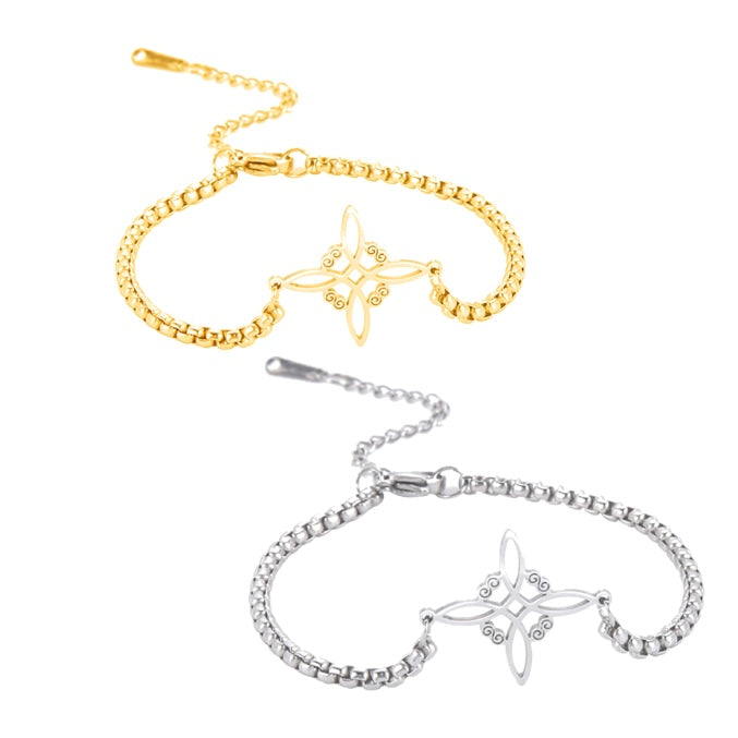 BRACCIALE NODO DELLA STREGA - Protezione, connessione ed energia ciclica