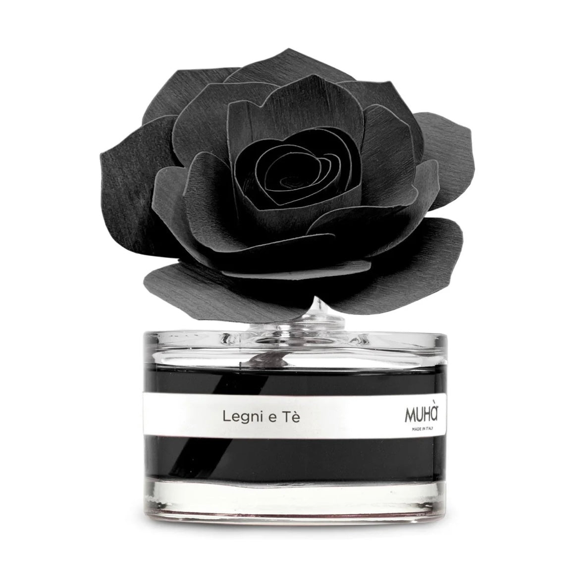 MUHÀ Rose Diffuser Profumatore ambiente con rosa - Legni e Tè | Scopri su Clorophilla Shop