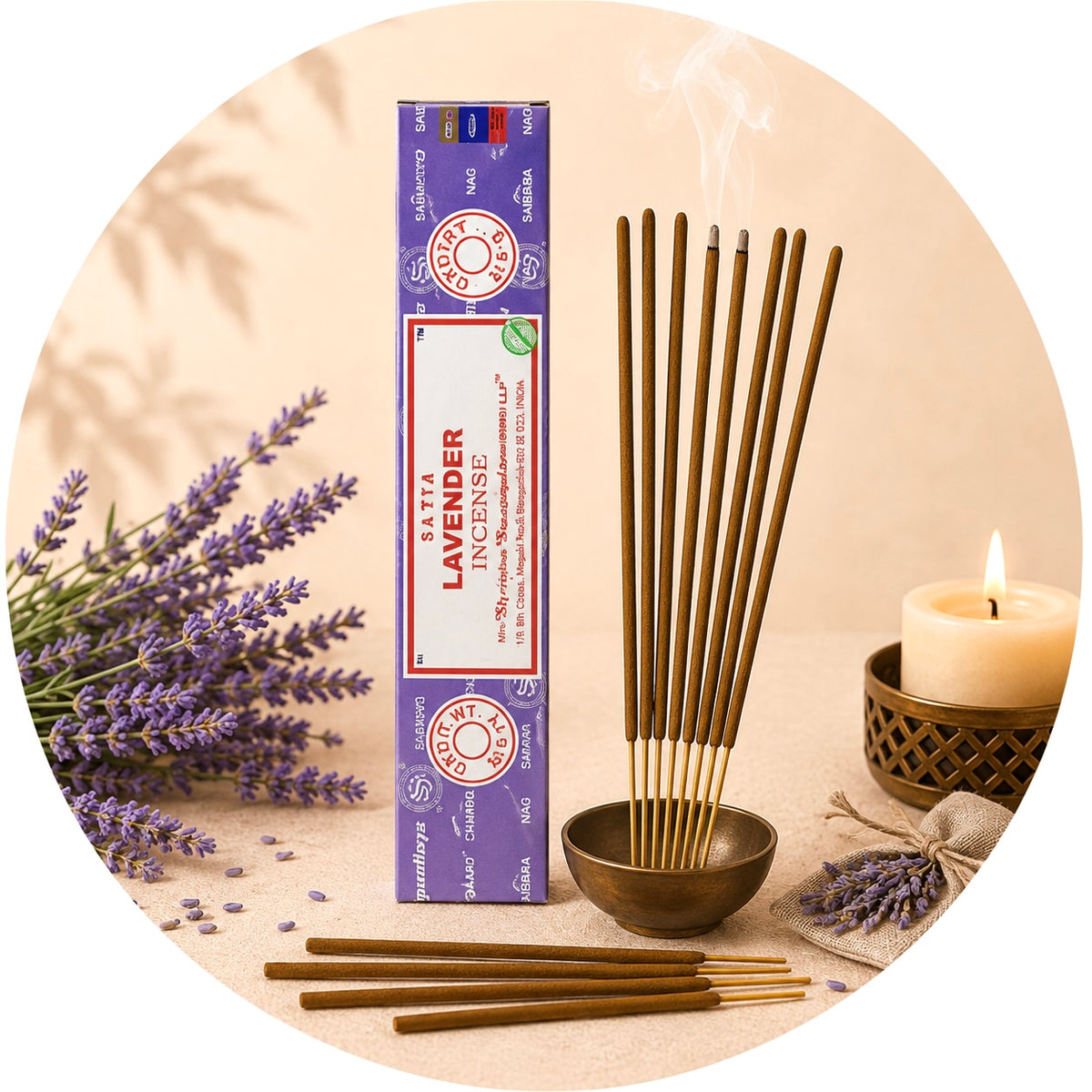 SATYA INCENSO IN BASTONCINI - Lavanda | Scopri su Clorophilla Shop
