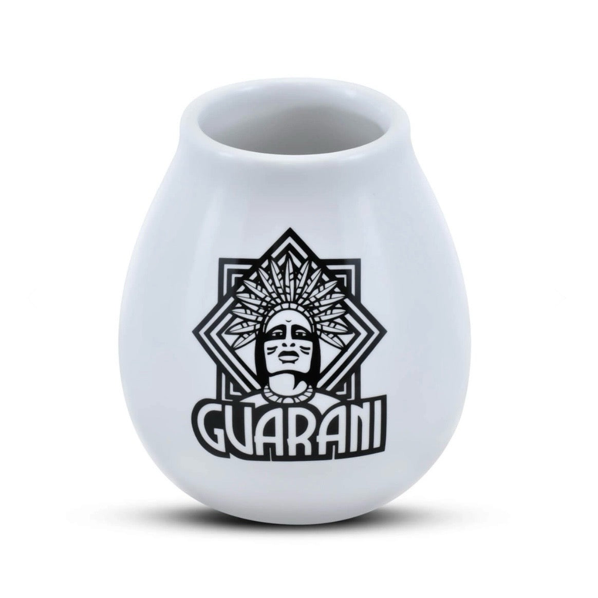 Guarani Mate Calabaza in ceramica - Coppa per Yerba Mate bianca 350ml | Scopri su Clorophilla Shop
