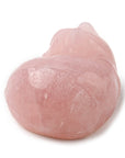 Scultura gatto in pietra vera in miniatura - Pietra Quarzo rosa potente talismano energetico | Scopri su Clorophilla Shop