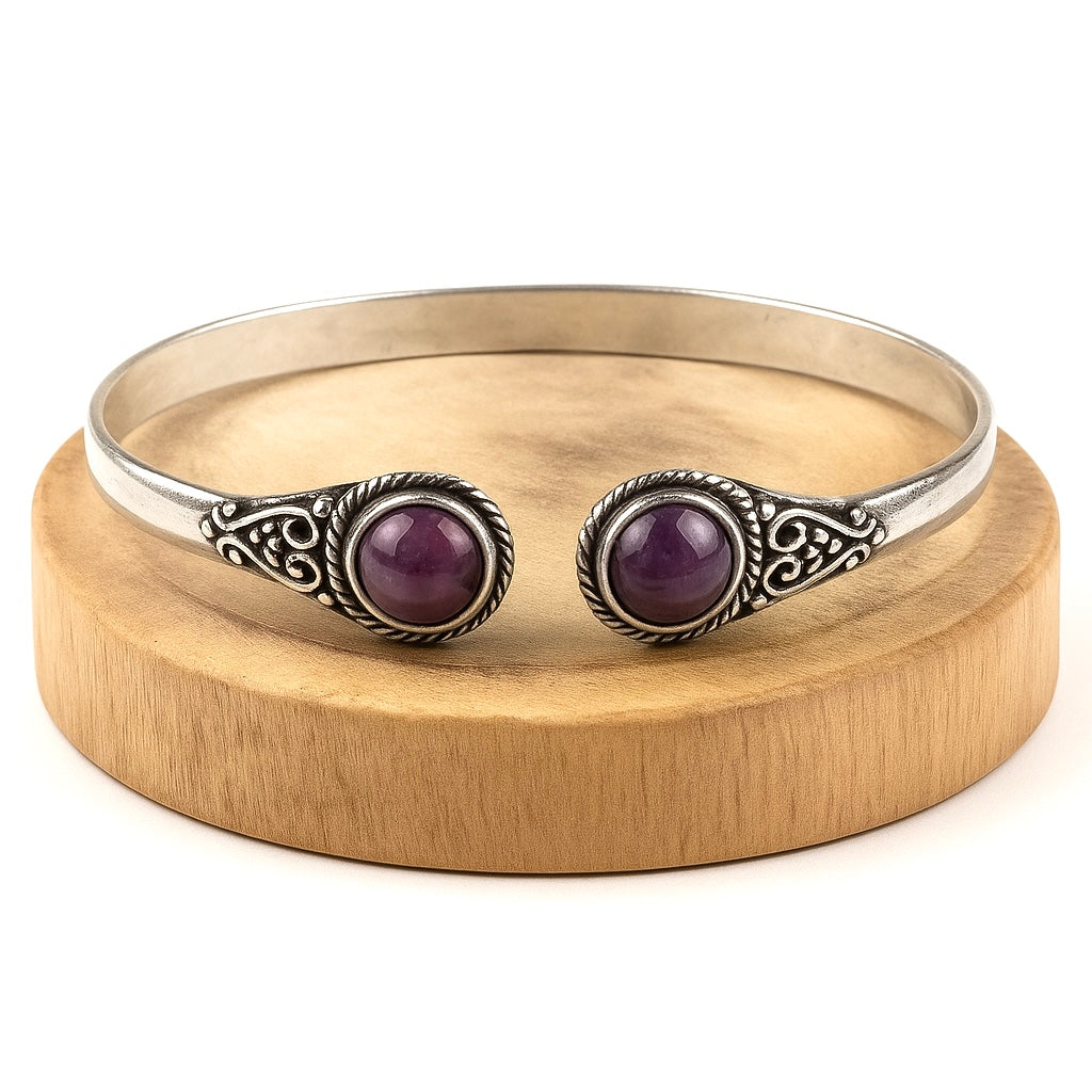 BRACCIALE IN AMETISTA - Calma e rilassamento | Scopri su Clorophilla Shop