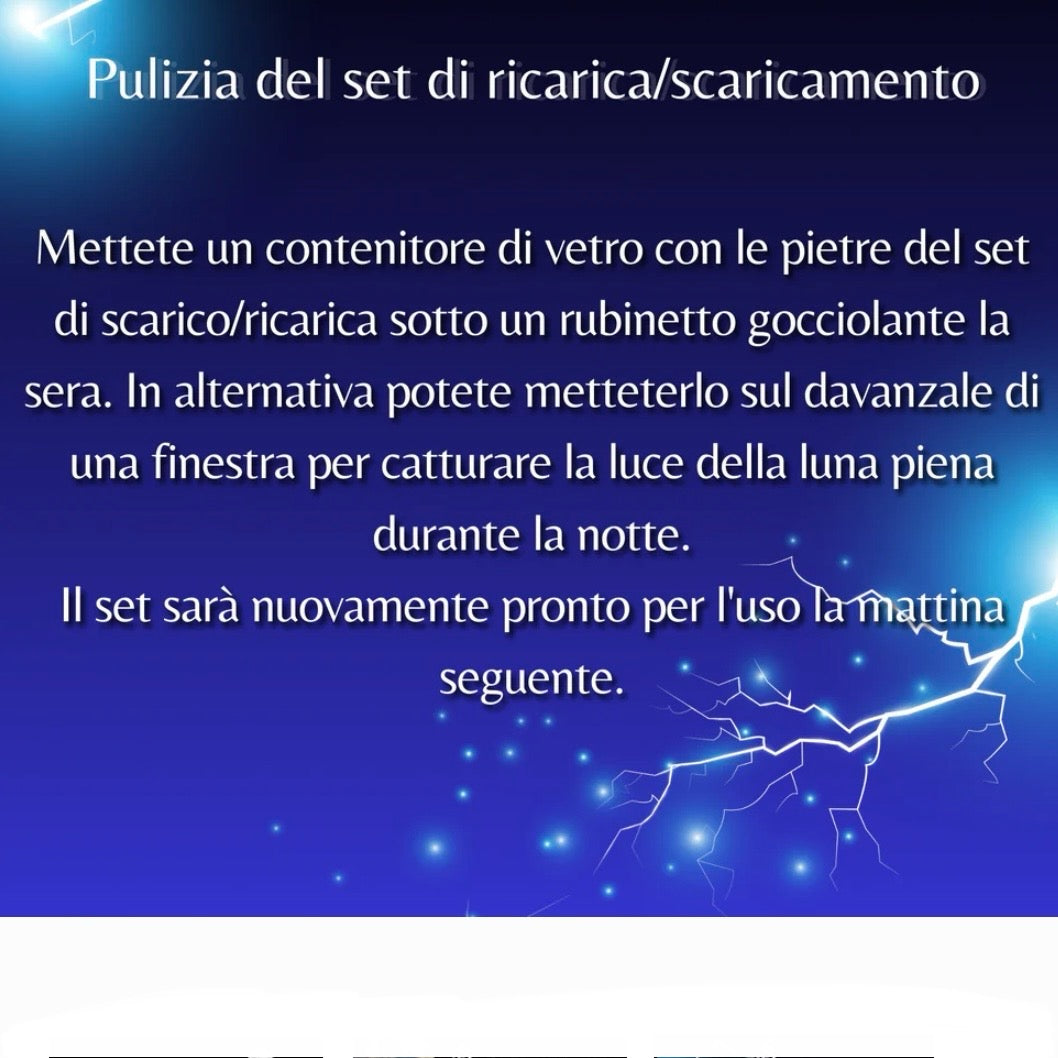 SAMSARA KIT CARICO E SCARICO ENERGETICO - Pietre di Purificazione per scaricare e ricaricare minerali | Scopri su Clorophilla Shop