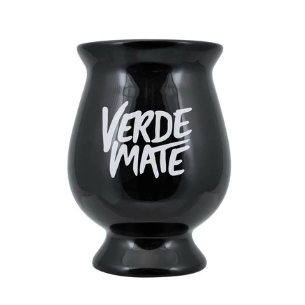 Verde Mate Calabaza in ceramica - Coppa per Yerba Mate nera 330ml | Scopri su Clorophilla Shop