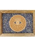 Scatola portagioie e Tarocchi in legno Occhio di Nazar - Sodalite | Scopri su Clorophilla Shop