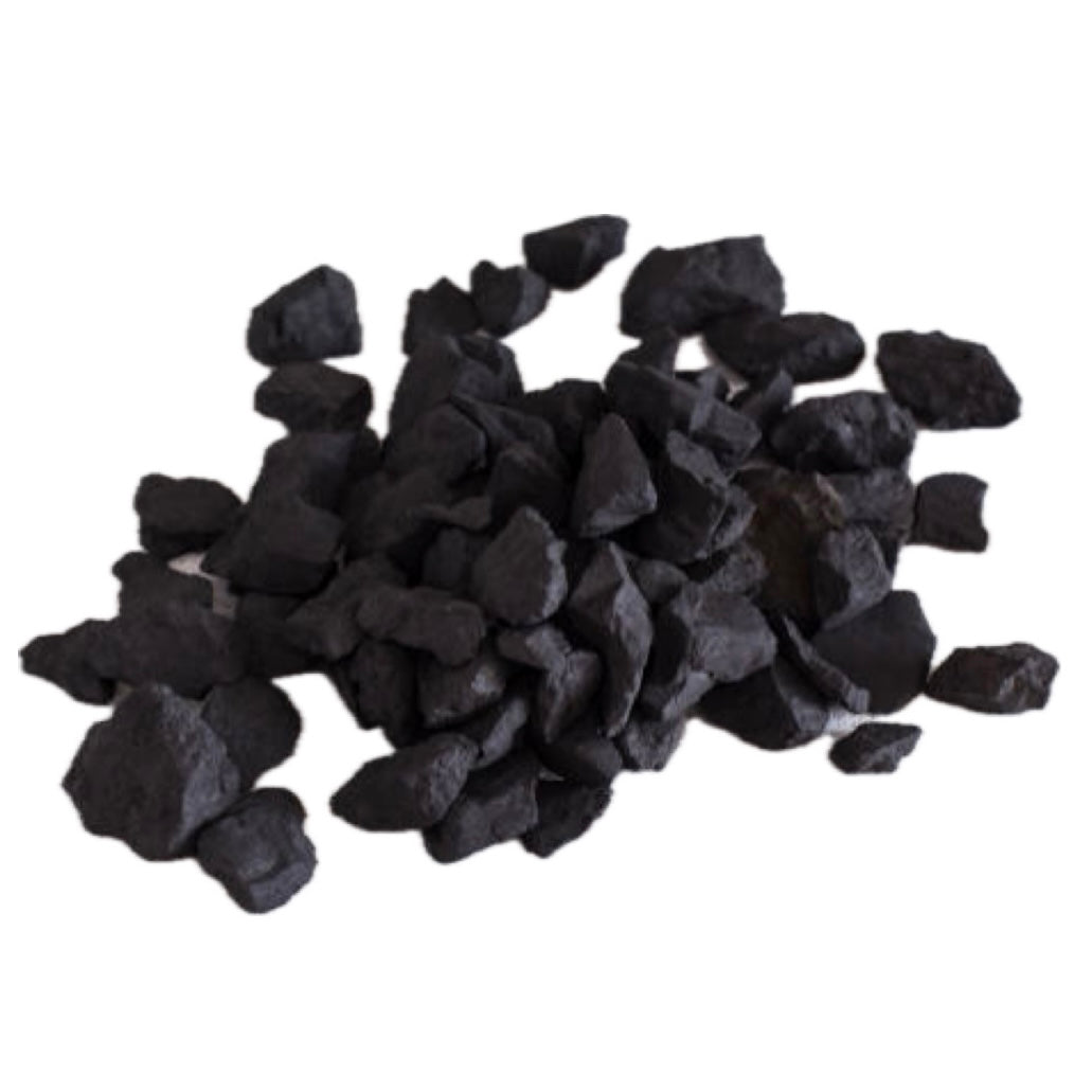 Shungite Grezza Origine Russia - Protezione onde elettromagnetiche e purificatore acqua detox - sacchetto 50g | Scopri su Clorophilla Shop