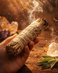 SMUDGE SALVIA BIANCA CALIFORNIANA - Purificazione energetica e pulizia profonda | Scopri su Clorophilla Shop