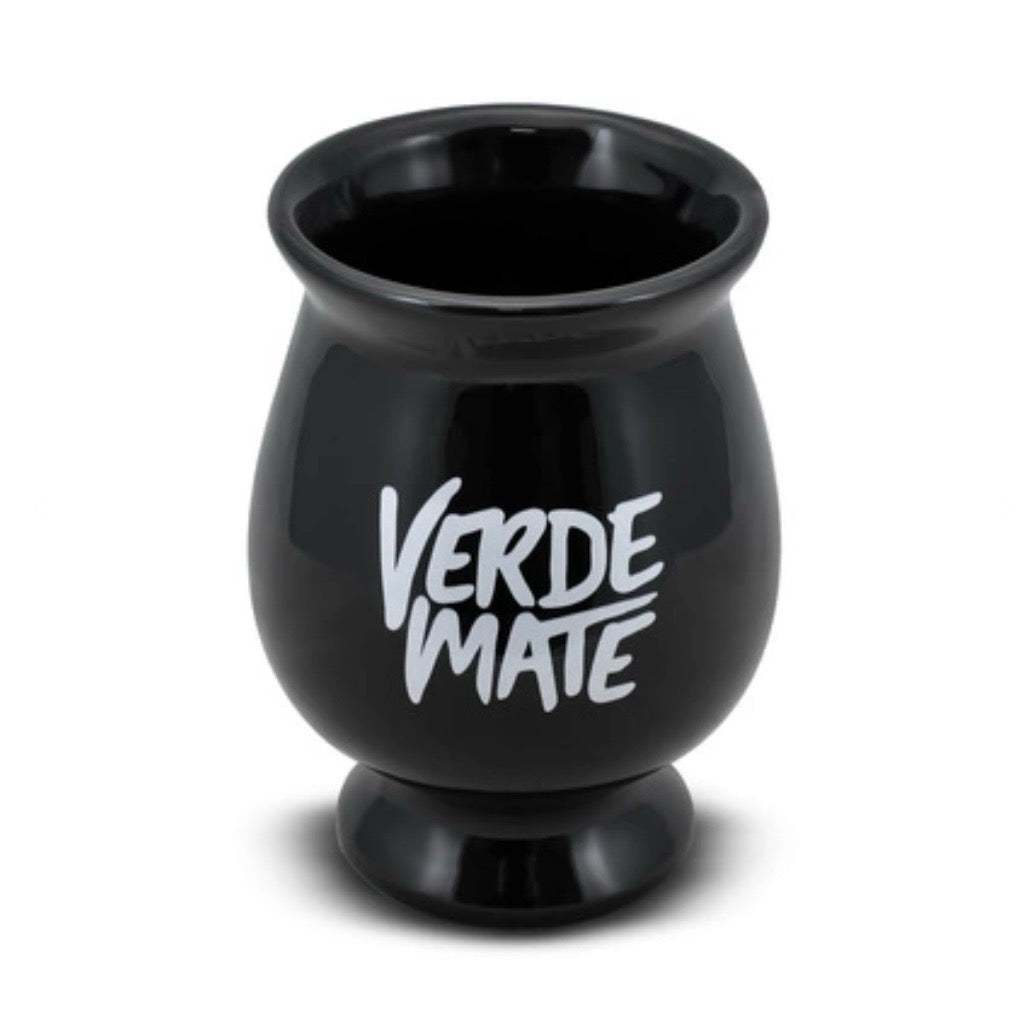 Verde Mate Calabaza in ceramica - Coppa per Yerba Mate nera 330ml | Scopri su Clorophilla Shop