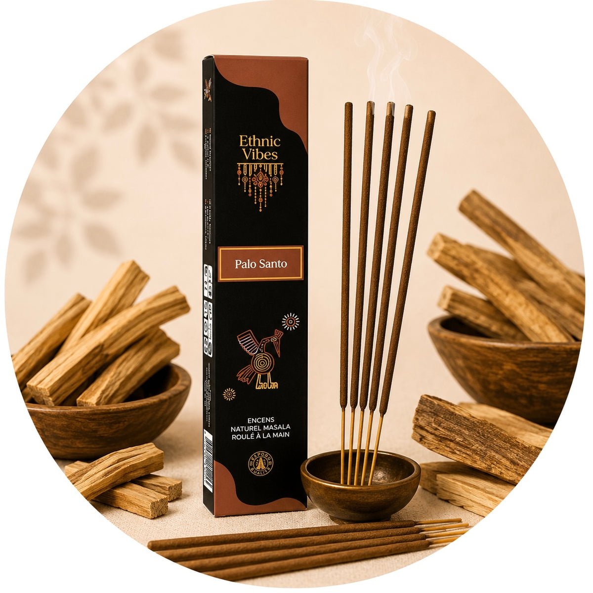 ETHNIC VIBES INCENSO IN BASTONCINI - Palo Santo | Scopri su Clorophilla Shop