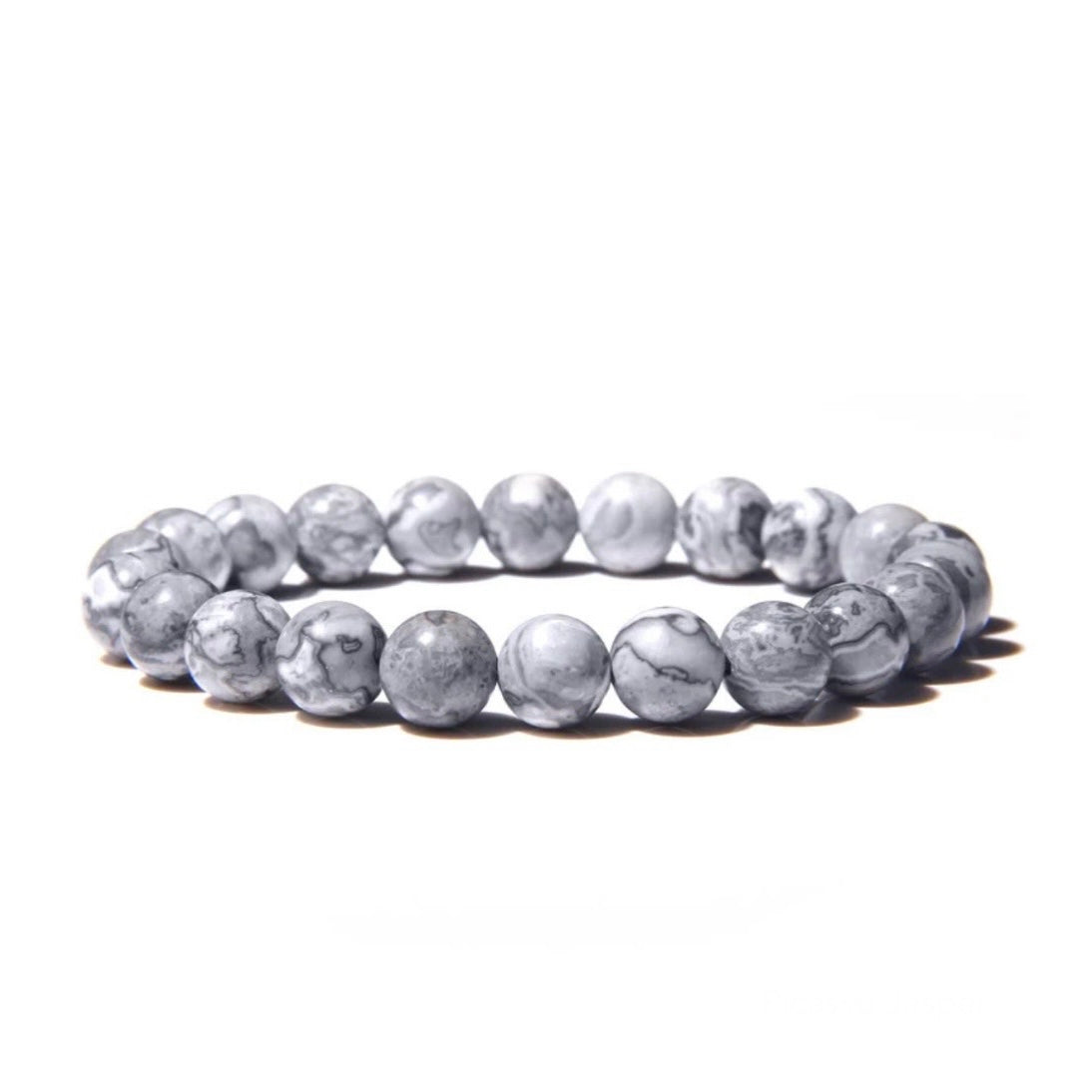 Clorophilla bracciale elastico in Agata fossile - STABILITÀ E CONNESSIONE | Scopri su Clorophilla Shop