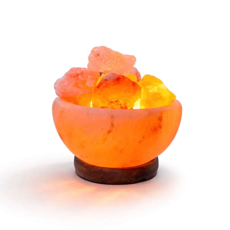 LAMPADA DI SALE CIOTOLA CON PEZZI GREZZI - 3kg | Scopri su Clorophilla Shop