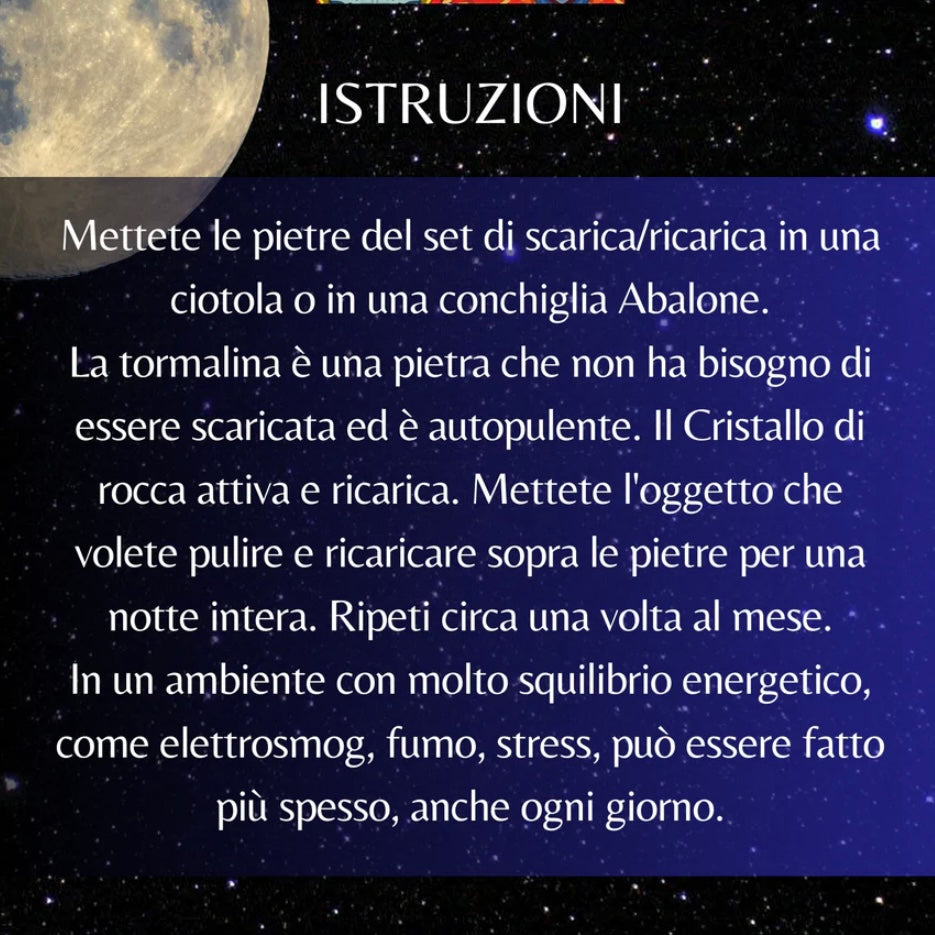SAMSARA KIT CARICO E SCARICO ENERGETICO - Pietre di Purificazione per scaricare e ricaricare minerali | Scopri su Clorophilla Shop