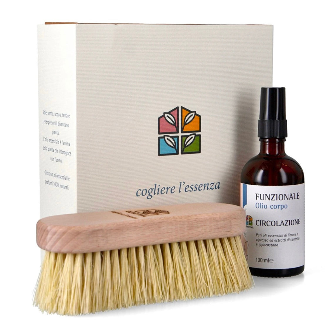 OLFATTIVA KIT DRY BRUSHING CIRCOLAZIONE - Migliora l'aspetto della pelle e riduce gli inestetismi | Scopri su Clorophilla Shop