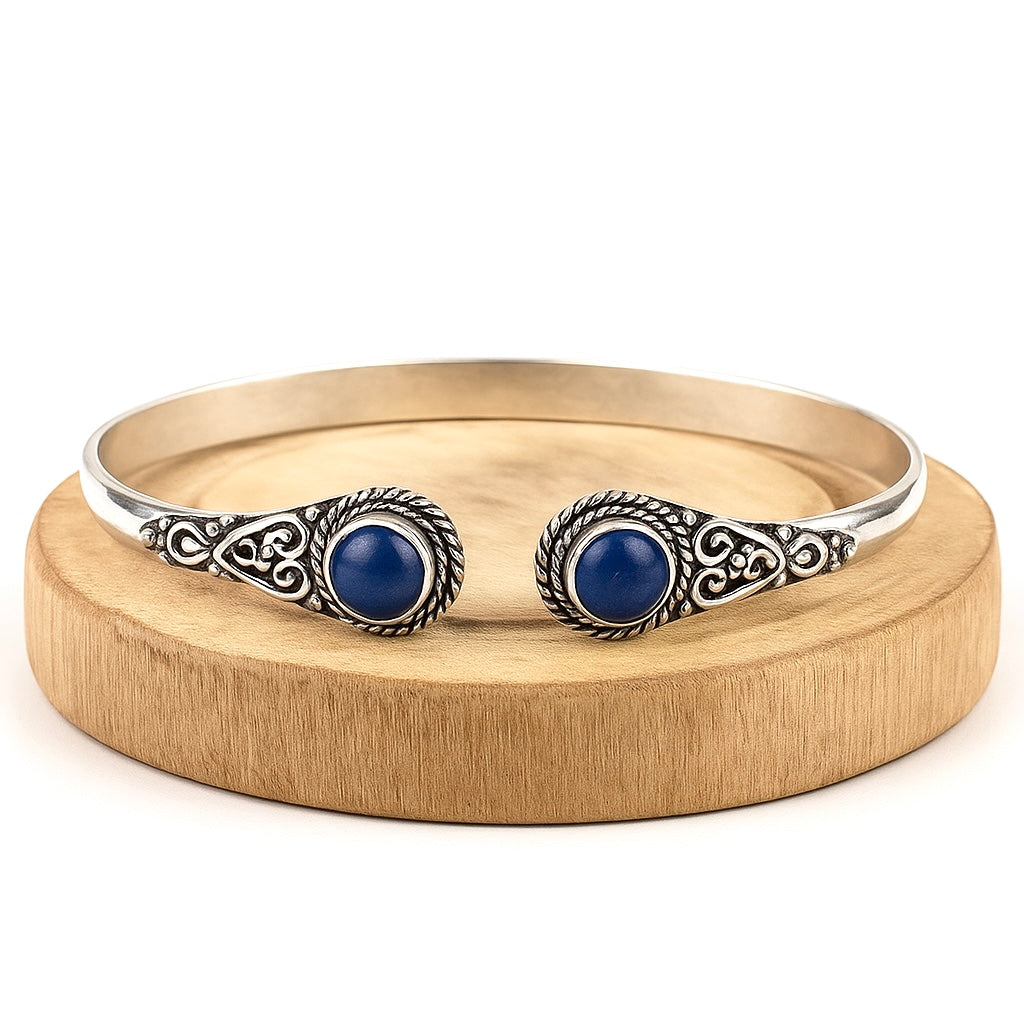 BRACCIALE IN LAPISLAZZULI - Saggezza e creatività | Scopri su Clorophilla Shop