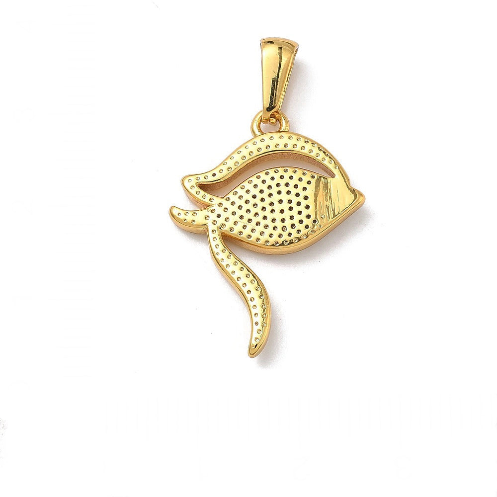 CIONDOLO OCCHIO DI HORUS CON STRASS - Protezione, intuizione e vigilanza | Scopri su Clorophilla Shop