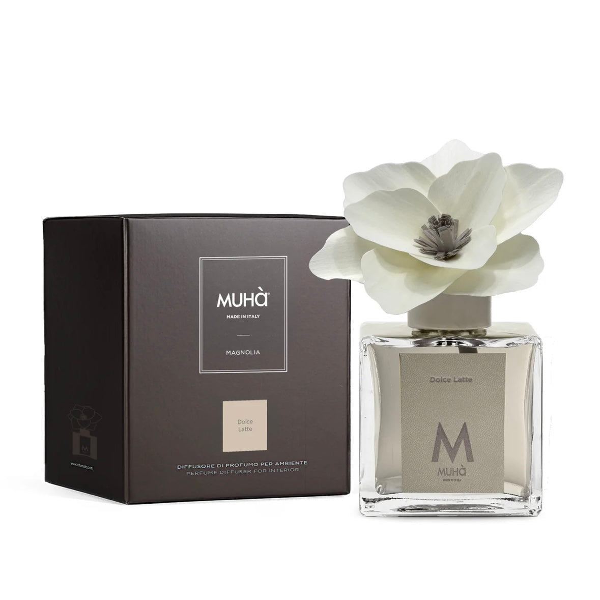 MUHÀ Magnolia Diffuser Profumatore ambiente con magnolia 500ml - Dolce Latte | Scopri su Clorophilla Shop