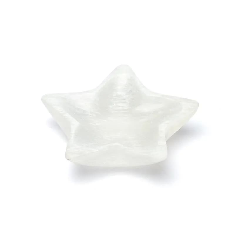 Ciotola a forma di stella in Selenite | Scopri su Clorophilla Shop
