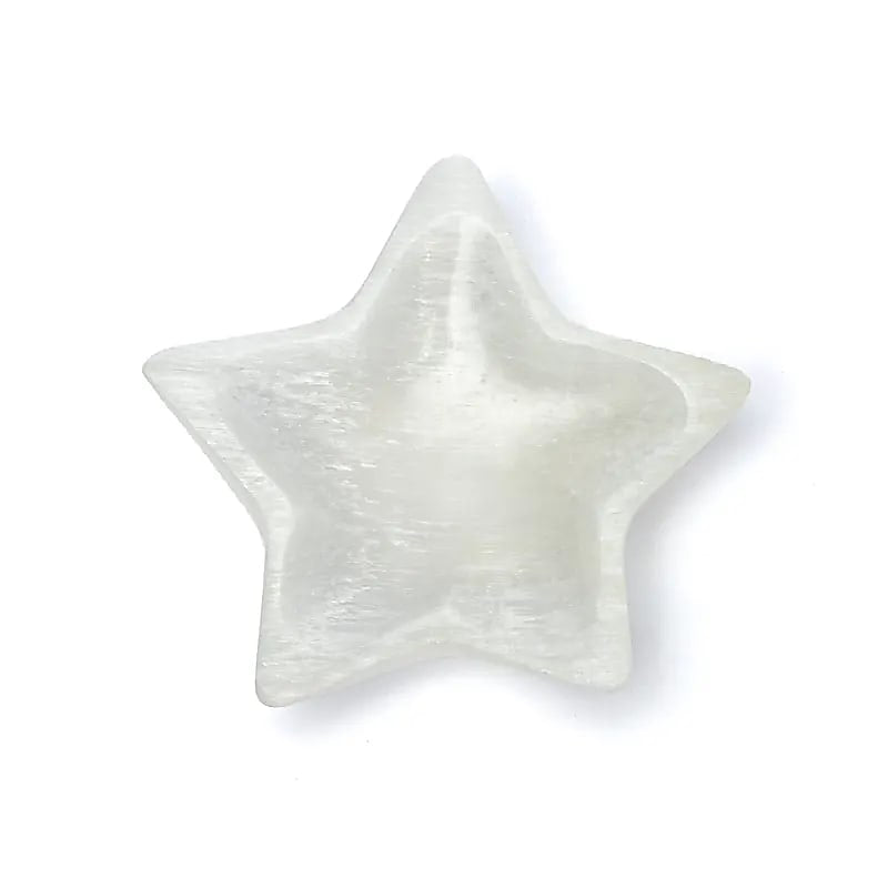 Ciotola a forma di stella in Selenite | Scopri su Clorophilla Shop
