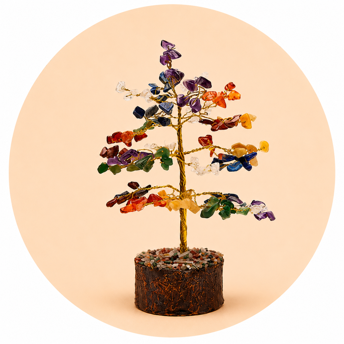 ALBERO CON PIETRE 7 CHAKRA - Riequilibrio energetico | Scopri su Clorophilla Shop