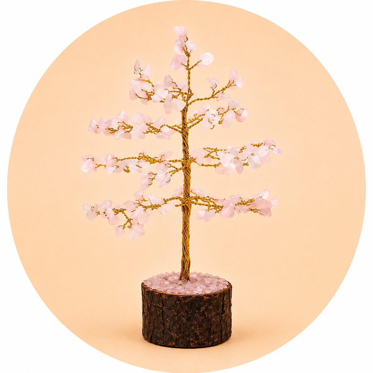 ALBERO IN QUARZO ROSA - Amore e armonia | Scopri su Clorophilla Shop