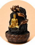 FONTANA D'ACQUA ZEN BUDDHA IN MEDITAZIONE - Luce led integrata | Scopri su Clorophilla Shop