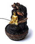 FONTANA D'ACQUA ZEN BUDDHA IN MEDITAZIONE - Luce led integrata | Scopri su Clorophilla Shop