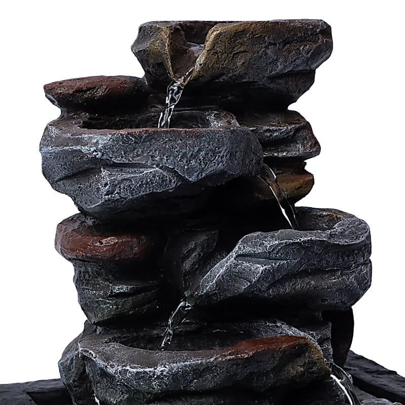 FONTANA D'ACQUA ZEN GRANDE ROCCIA - Luce led integrata | Scopri su Clorophilla Shop