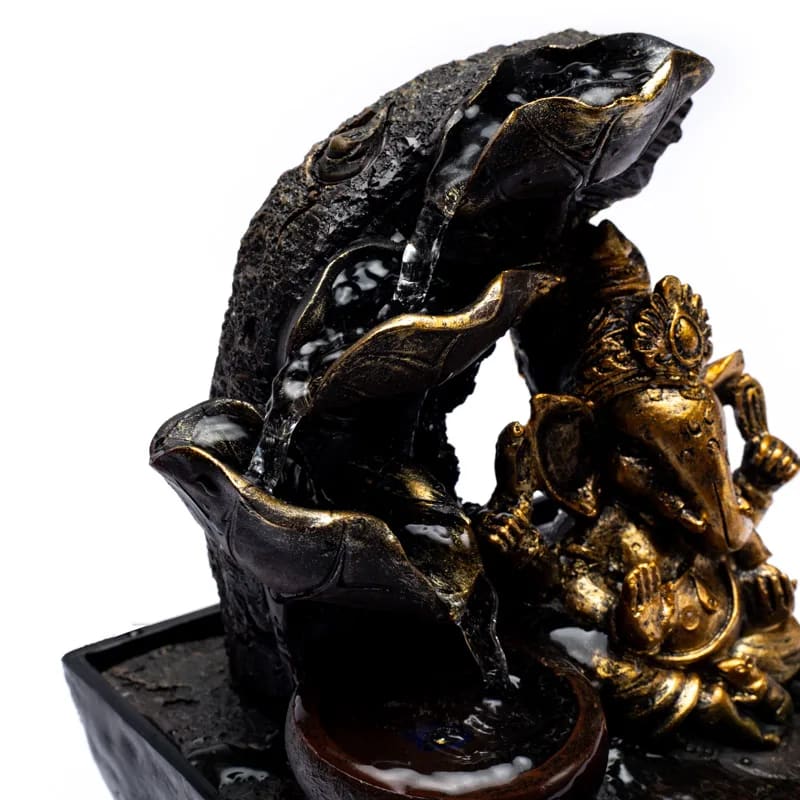 FONTANA D'ACQUA ZEN GANESH - Luce led integrata | Scopri su Clorophilla Shop