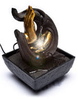 FONTANA D'ACQUA ZEN MUDRA DELLA COMPASSIONE - Luce led integrata | Scopri su Clorophilla Shop