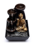FONTANA D'ACQUA ZEN BUDDHA DELLA COMPASSIONE - Luce led integrata | Scopri su Clorophilla Shop