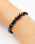 BRACCIALE SCAGLIE TORMALINA NERA - Protezione energie negative | Scopri su Clorophilla Shop