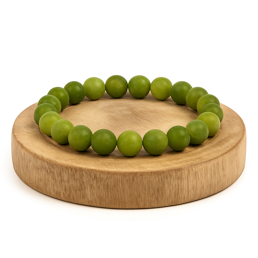 BRACCIALE IN GIADA XIUYI - Prosperità, armonia e longevità | Scopri su Clorophilla Shop