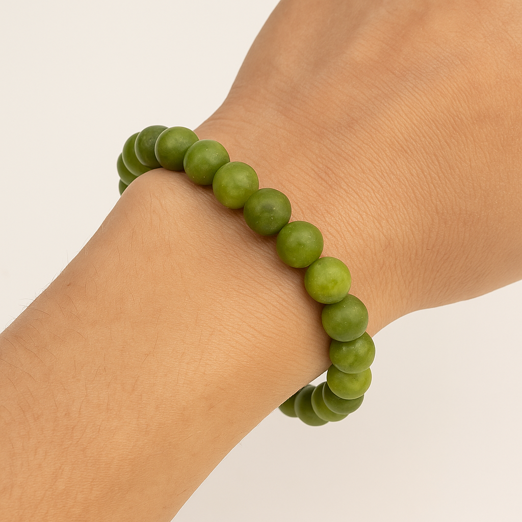 BRACCIALE IN GIADA XIUYI - Prosperità, armonia e longevità | Scopri su Clorophilla Shop