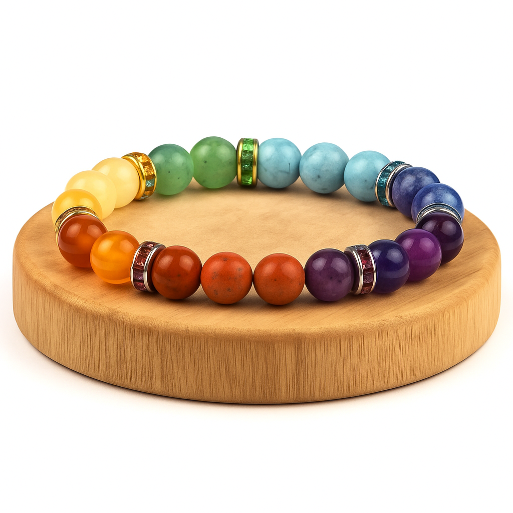 BRACCIALE 7 CHAKRA - Riequilibrio energetico | Scopri su Clorophilla Shop