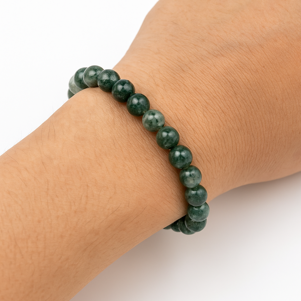 BRACCIALE IN AGATA MUSCHIATA - Rinascita e nuovi inizi | Scopri su Clorophilla Shop