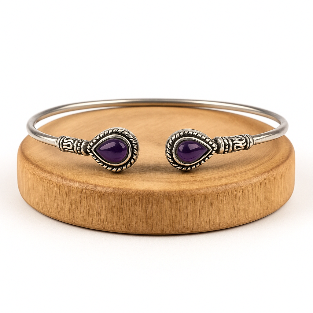 BRACCIALE CON AMETISTA - Calma e rilassamento | Scopri su Clorophilla Shop