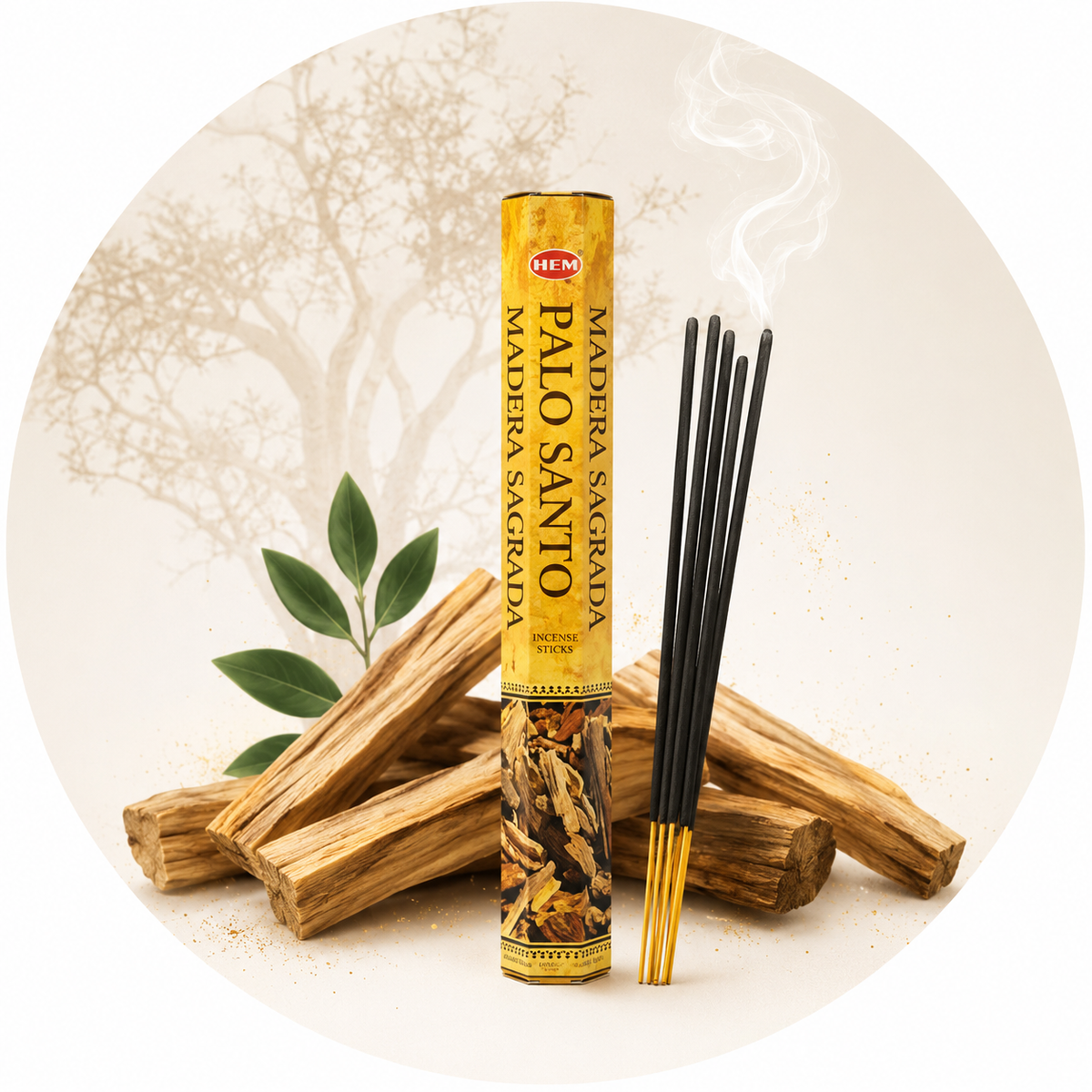 HEM INCENSO IN BASTONCINI - Palo Santo | Scopri su Clorophilla Shop