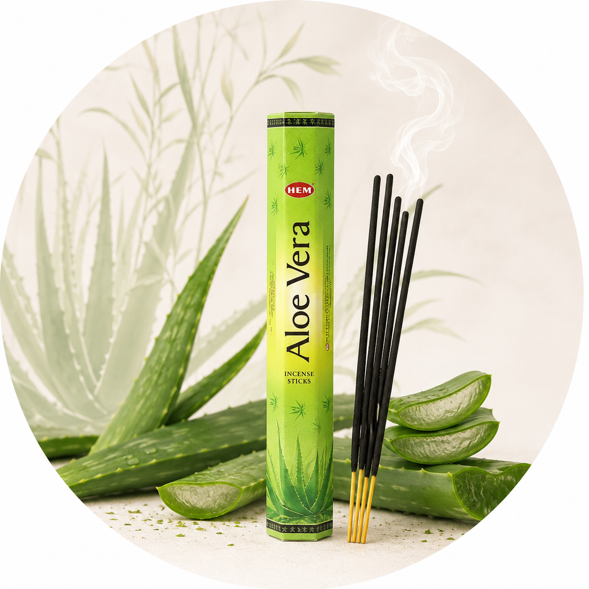 HEM INCENSO IN BASTONCINI - Aloe vera | Scopri su Clorophilla Shop