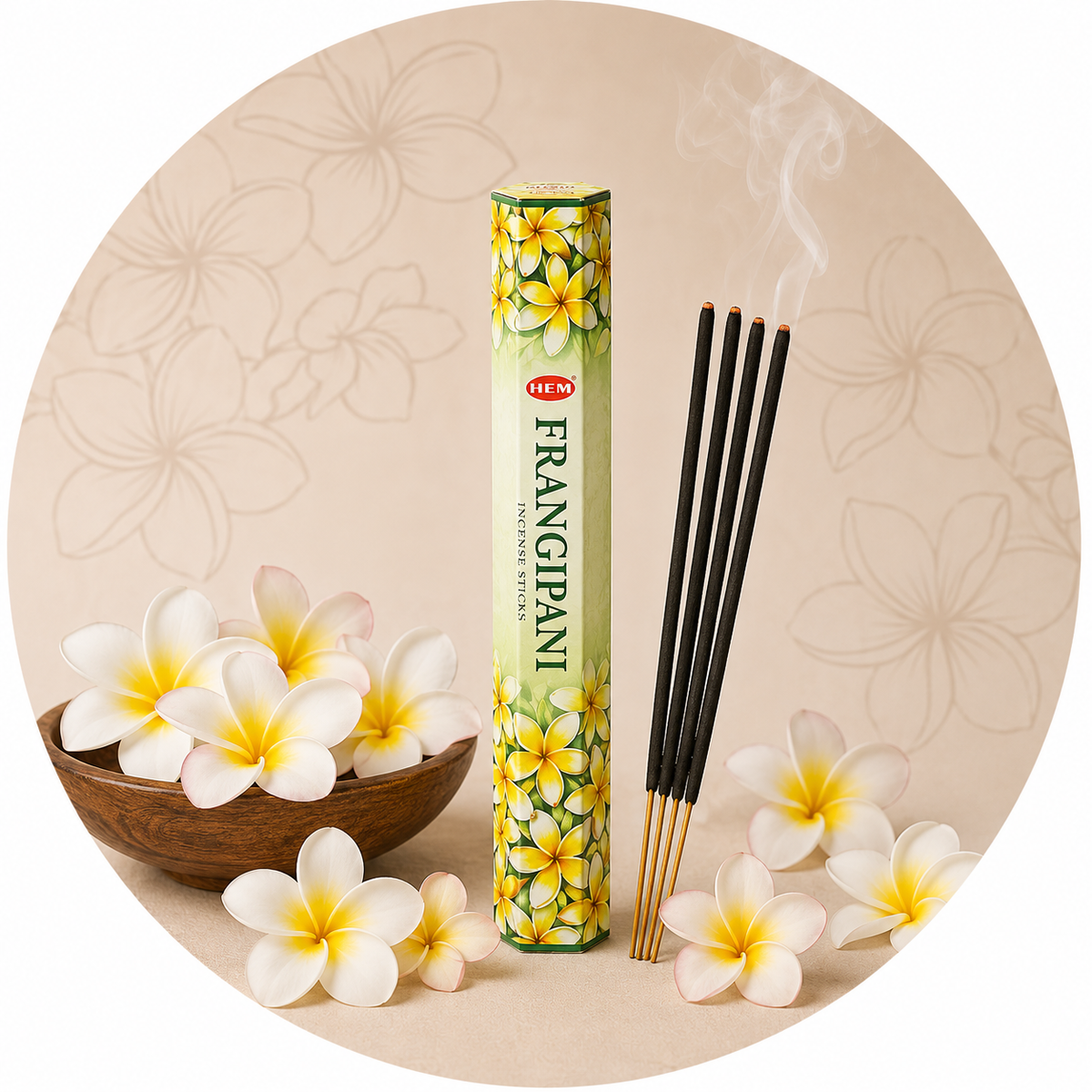 HEM INCENSO IN BASTONCINI - Frangipani | Scopri su Clorophilla Shop