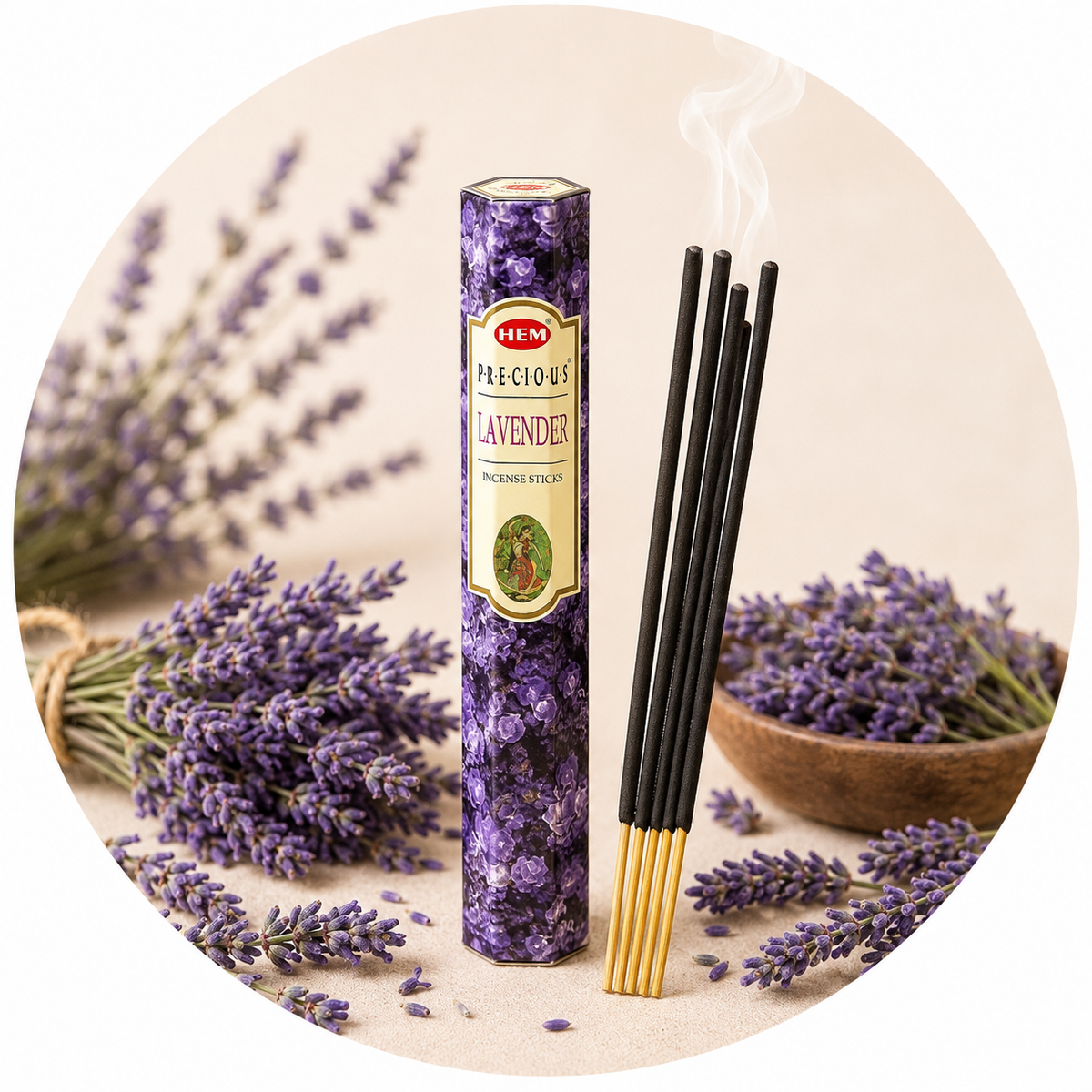 HEM INCENSO IN BASTONCINI - Lavender (Lavanda) | Scopri su Clorophilla Shop